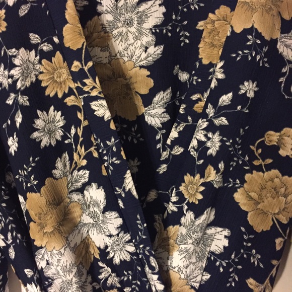 Cutest Navy Floral Romper - Picture 5 of 5